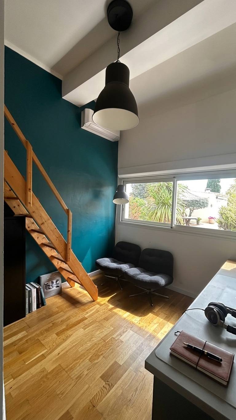 Chambre meublée par staging virtuel — exemple Photos